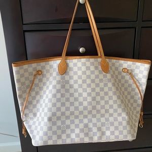 Louis Vuitton Neverfull GM in Damier Azur Canvas